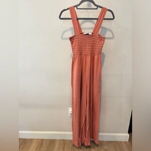 Free people homecoming jumper in peach